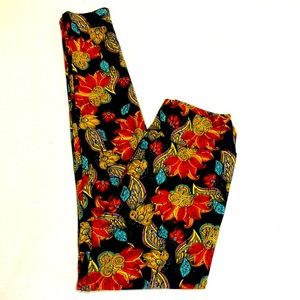 LulaRoe Floral Leggings